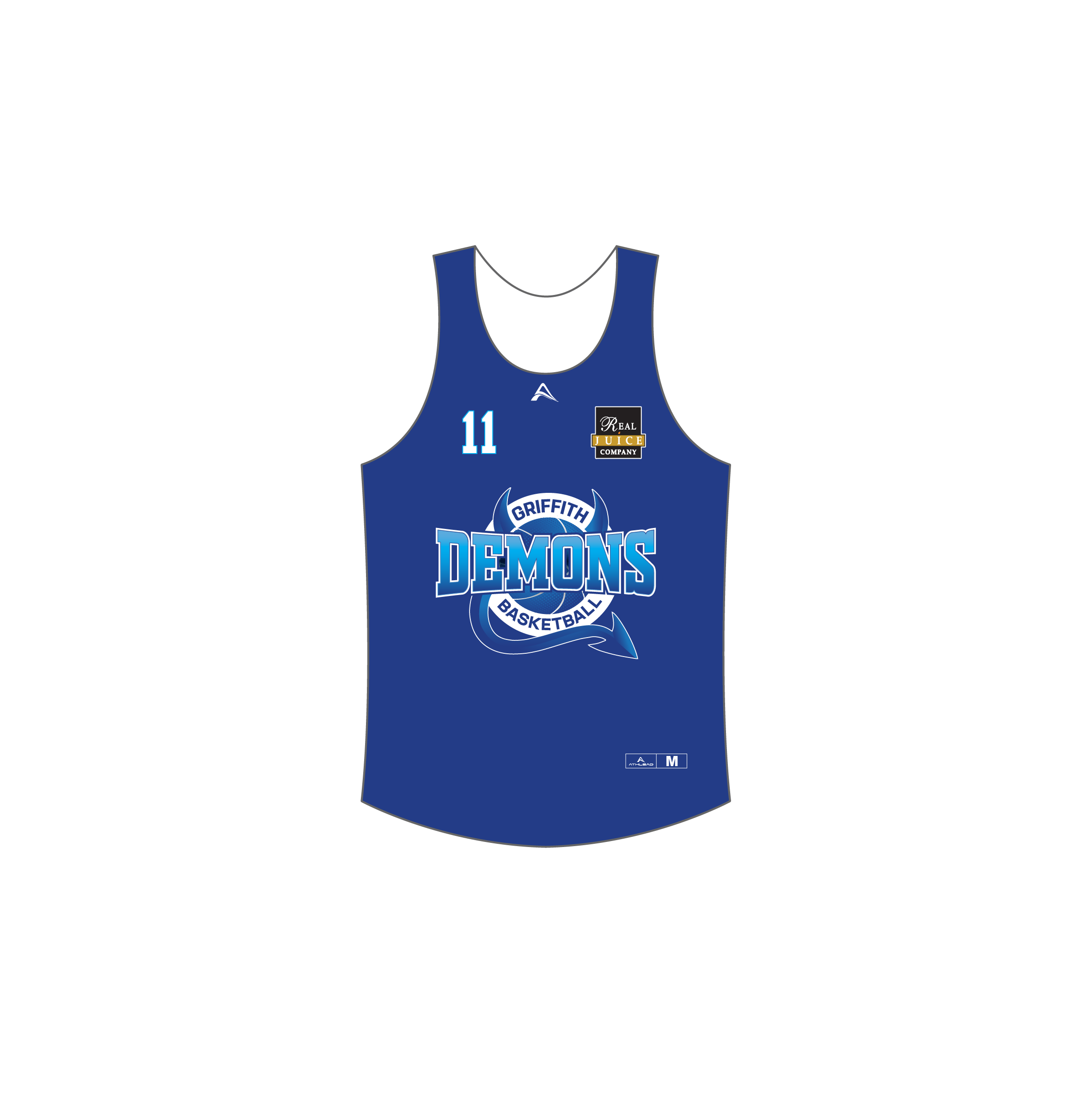 Junior Reversible Playing Singlet – Griffith Demons