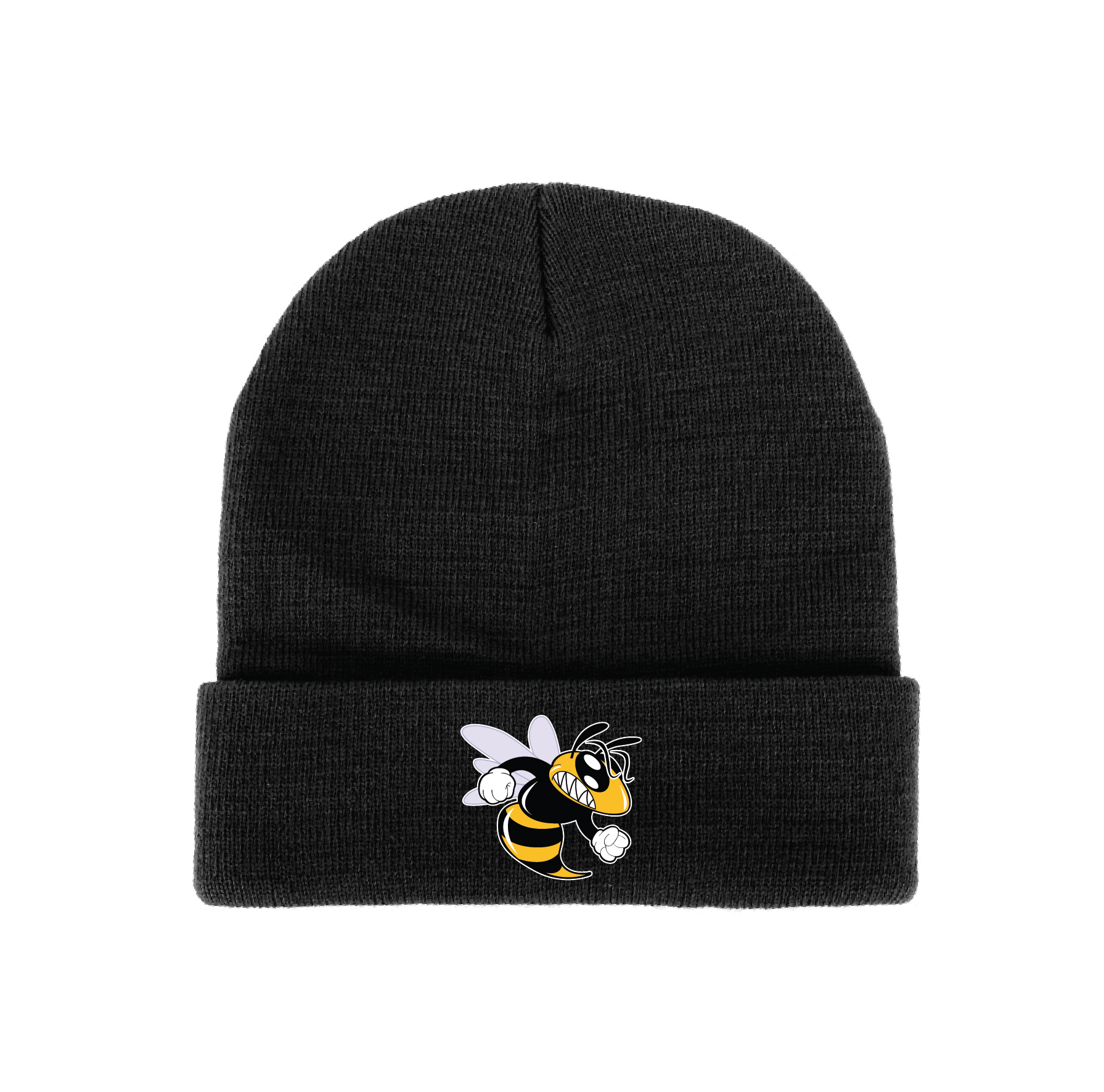 Beanie – Black – Orange High School Hornets