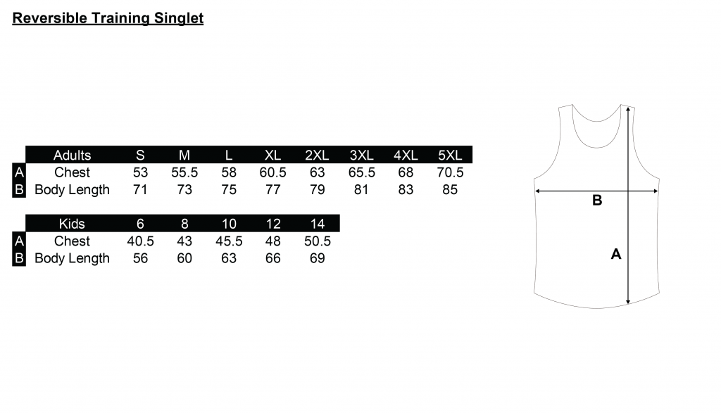 Reversible Training Singlet – Coffs Harbour Suns